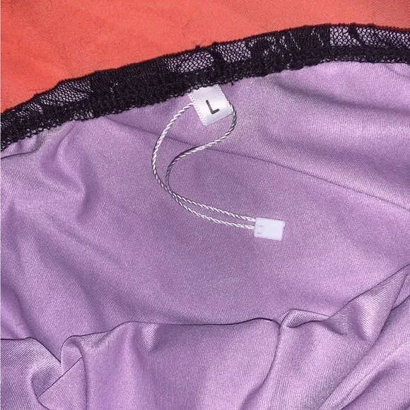 Lilac Pixie Floral Chic Fairy Ruched Lace Skirt - Picture 5 of 5